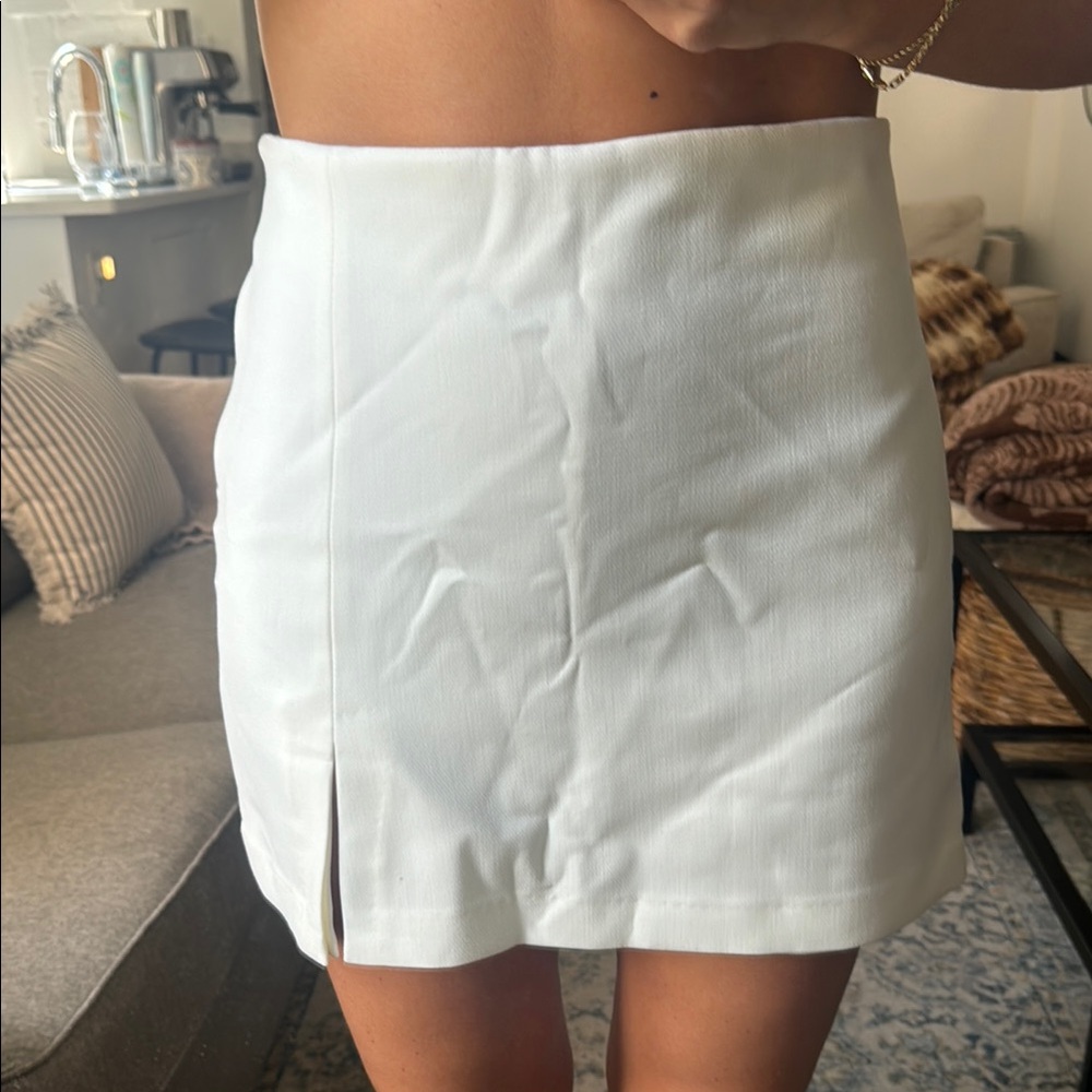 White Zara Skort